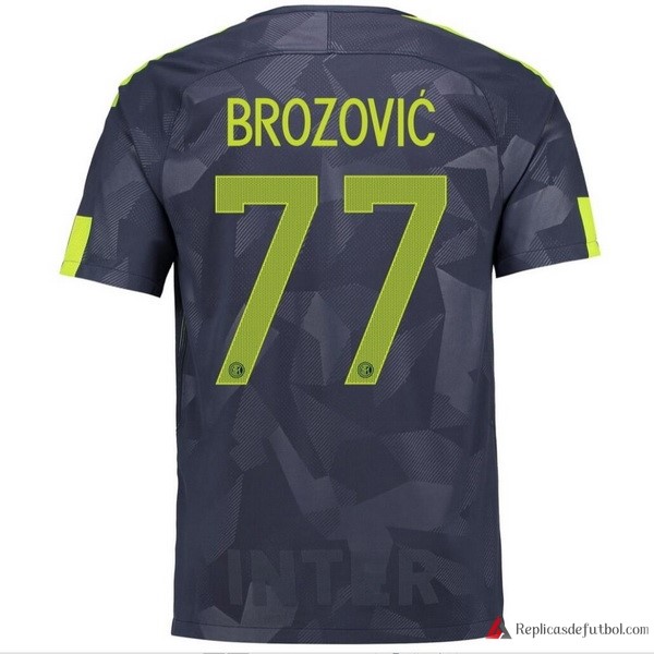 Camiseta Inter Tercera equipación Brozovic 2017-2018